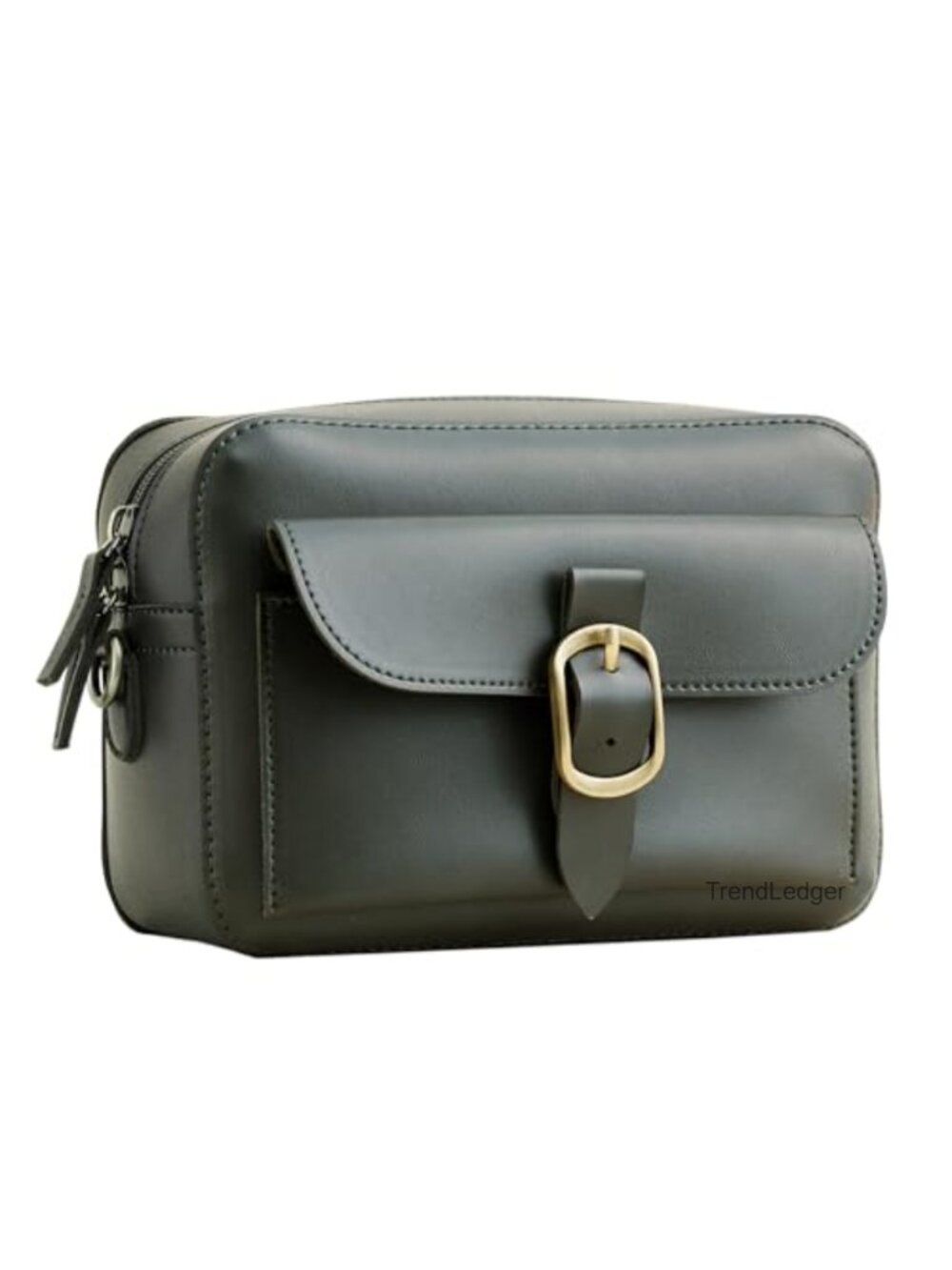 Vegan Leather Crossbody Camera Bag Small Satchel Shoulder Handbag